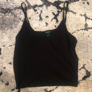 Black crop top